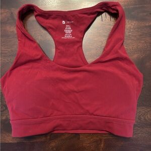 NWOT Buffbunny Solar Sports Bra, Vineyard Dark Red, Size Small